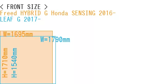 #Freed HYBRID G Honda SENSING 2016- + LEAF G 2017-